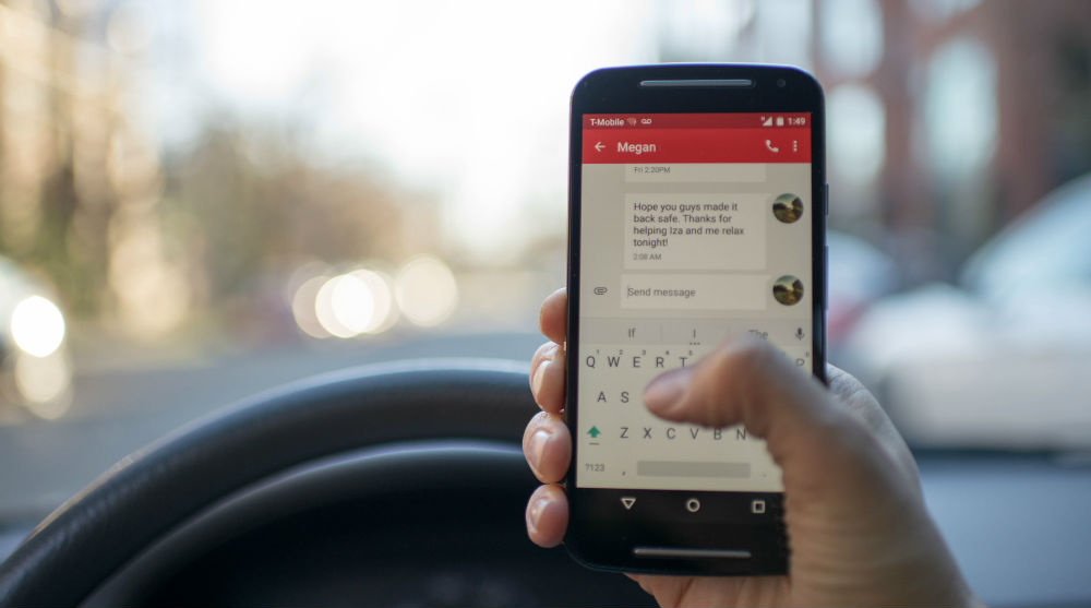 texting driving pixlr