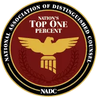 NADC Nations Top One Percent badge