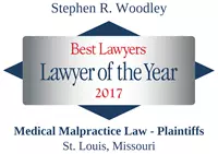 Stephen Woodley Lawyer of the Year 2017 badge