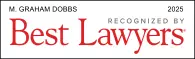 M. Graham Dobbs Recognized by Best Lawyers 2025