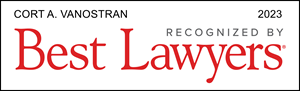 Cort VanOstran Recognized by Best Lawyers 2023 badge