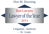 Don Downing Lawyer of the Year 2013 badge
