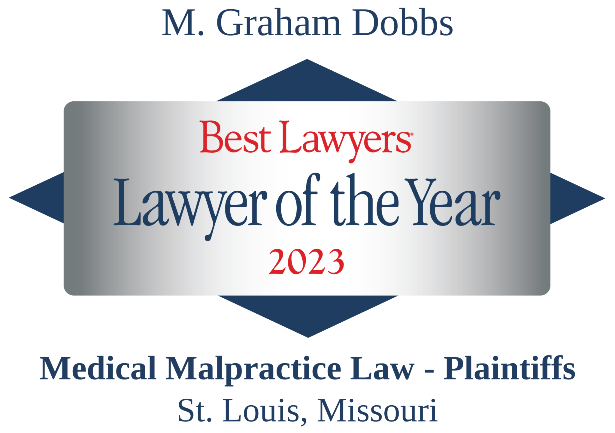 M. Graham Dobbs Lawyer of the Year 2023 badge