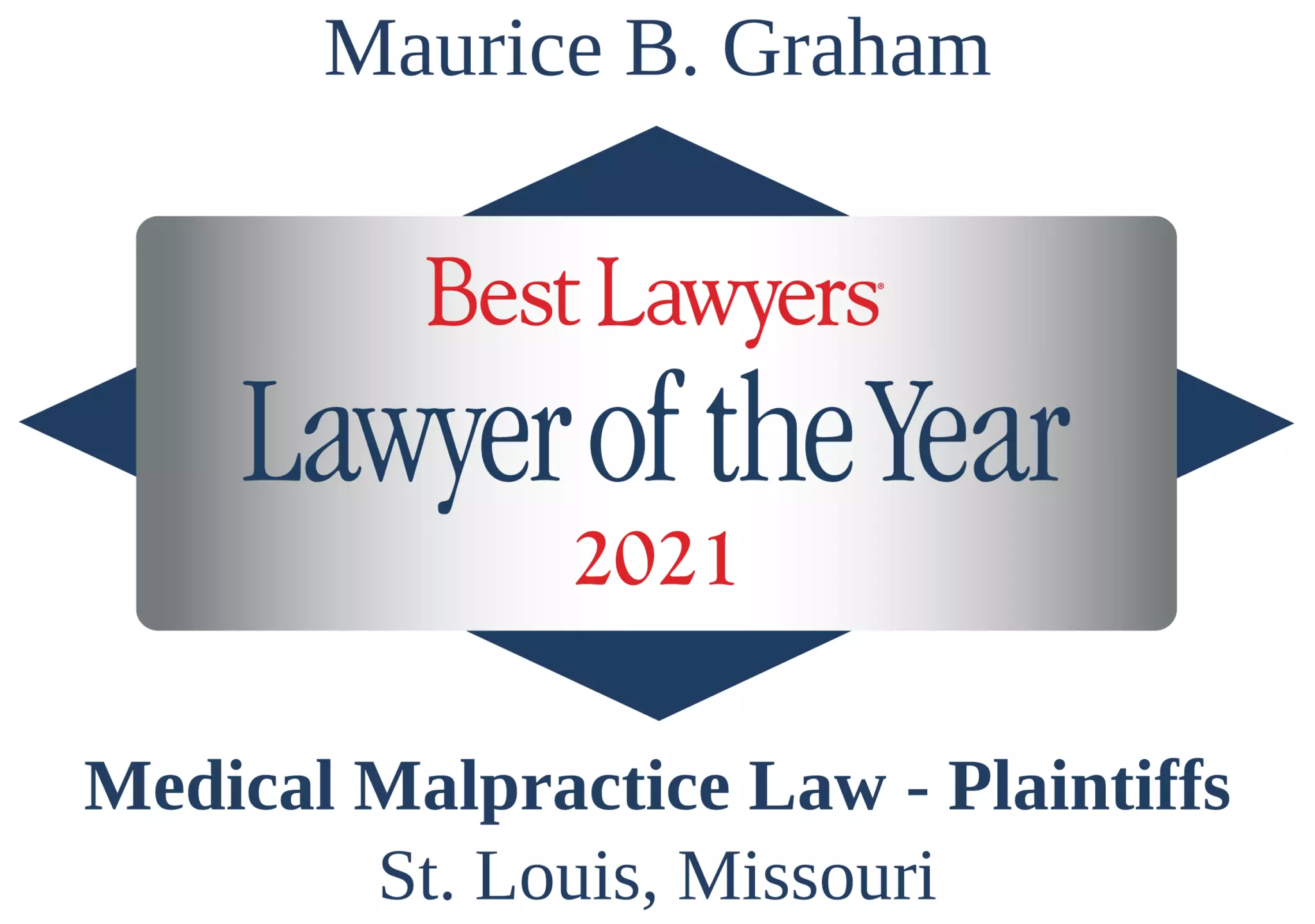 Maurice Graham Lawyer of the Year 2021 badge